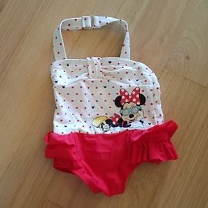 Baby girl's Minnie Mouse swimsuit